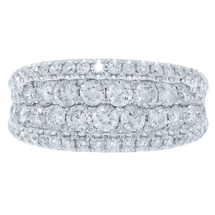 1.56ct 14k White Gold Diamond Lady's Ring