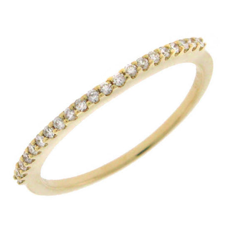 0.15ct 14k Yellow Gold Diamond Lady's Band