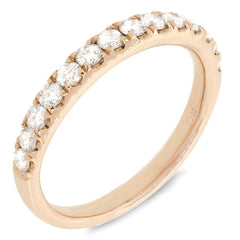 0.54ct 14k Yellow Gold Diamond Lady's Band