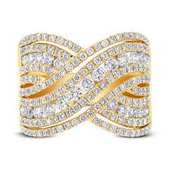 1.89ct 14k Yellow Gold Diamond Lady's Ring