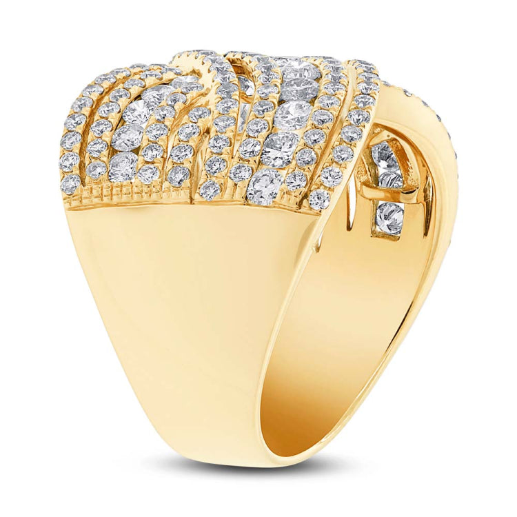 1.89ct 14k Yellow Gold Diamond Lady's Ring