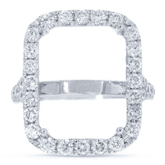 1.46ct 18k White Gold Diamond Semi-mount Ring