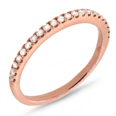 0.23ct 14k Rose Gold Diamond Lady's Band
