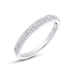 0.30ct 18k White Gold Diamond Lady's Pave Band