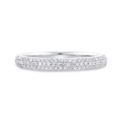 0.30ct 18k White Gold Diamond Lady's Pave Band
