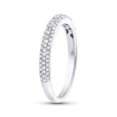 0.30ct 18k White Gold Diamond Lady's Pave Band
