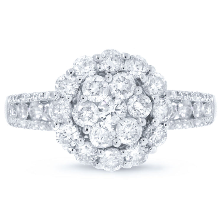 1.75ct 14k White Gold Diamond Lady's Ring