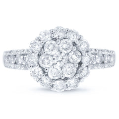 1.75ct 14k White Gold Diamond Lady's Ring