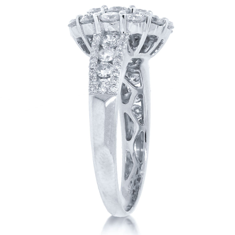 1.75ct 14k White Gold Diamond Lady's Ring