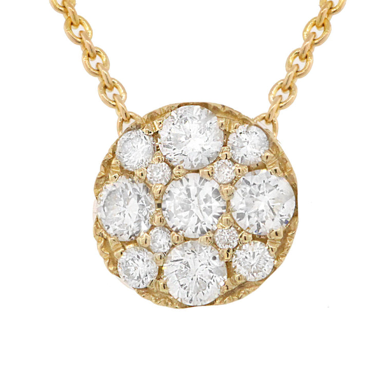 0.30ct 14k Yellow Gold Diamond Necklace
