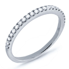 0.23ct 14k White Gold Diamond Lady's Band