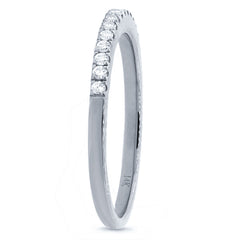 0.23ct 14k White Gold Diamond Lady's Band