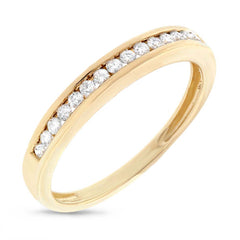 0.20ct 14k Yellow Gold Diamond Lady's Band