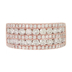 1.64ct 14k Rose Gold Diamond Lady's Ring