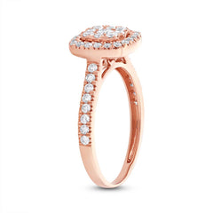 0.60ct 14k Rose Gold Diamond Lady's Ring