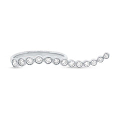 0.44ct 14k White Gold Diamond Lady's Ring Size 6