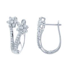 0.50ct 18k White Gold Diamond Earring