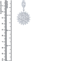 2.55ct 18k White Gold Diamond Pendant