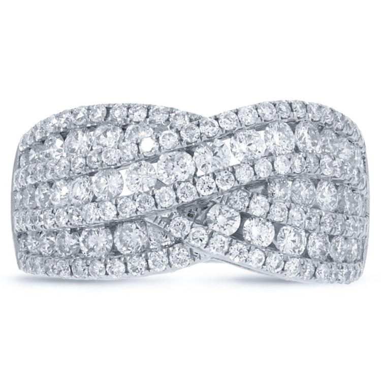1.90ct 14k White Gold Diamond Lady's Ring