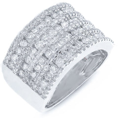 2.05ct 14k White Gold Diamond Lady's Ring
