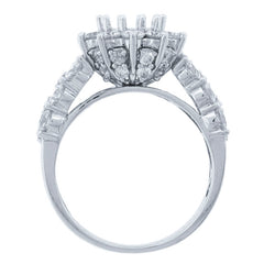 2.60ct 18k White Gold Diamond Semi-mount Ring