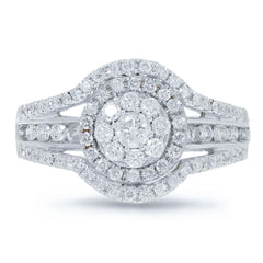 0.80ct 14k White Gold Diamond Lady's Ring