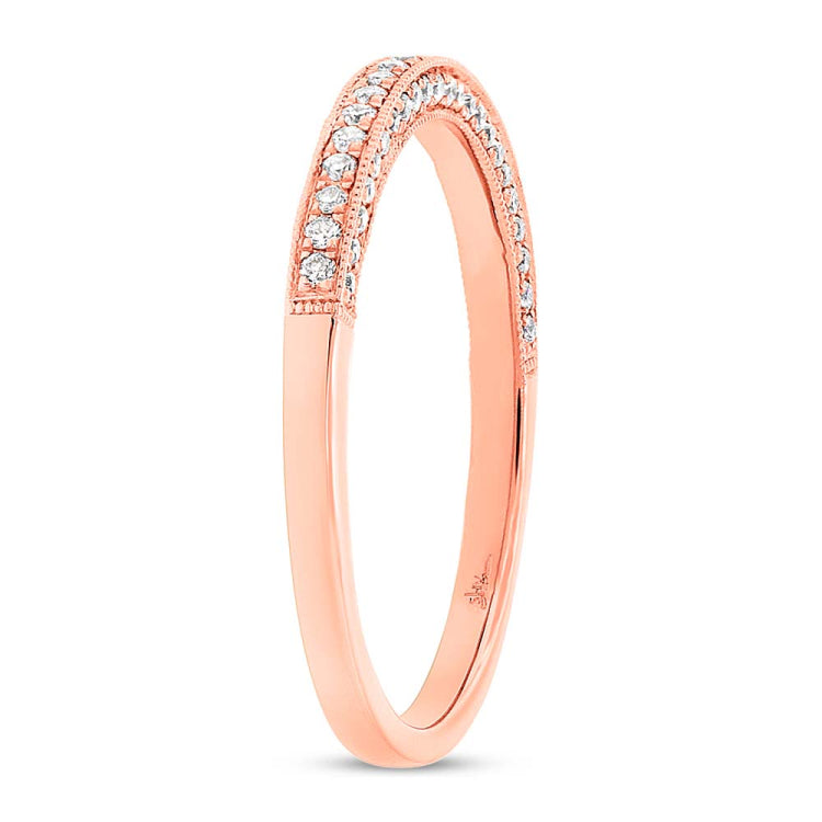 0.30ct 14k Rose Gold Diamond Lady's Band