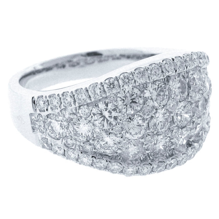2.39ct 14k White Gold Diamond Lady's Ring