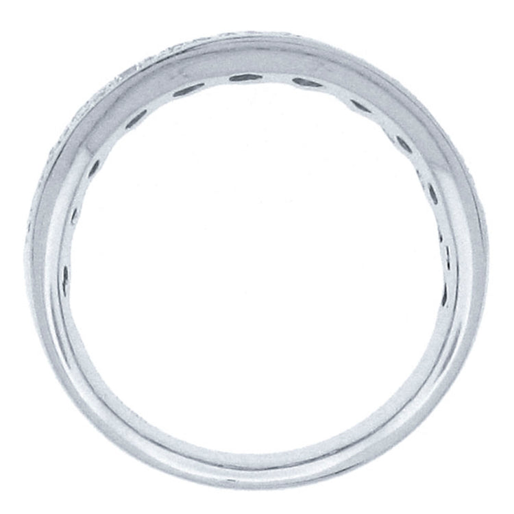 0.80ct 14k White Gold Diamond Lady's Band