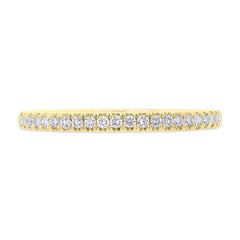 0.19ct 14k Yellow Gold Diamond Lady's Band