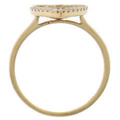 0.50ct 14k Rose Gold Diamond Pave Lady's Ring