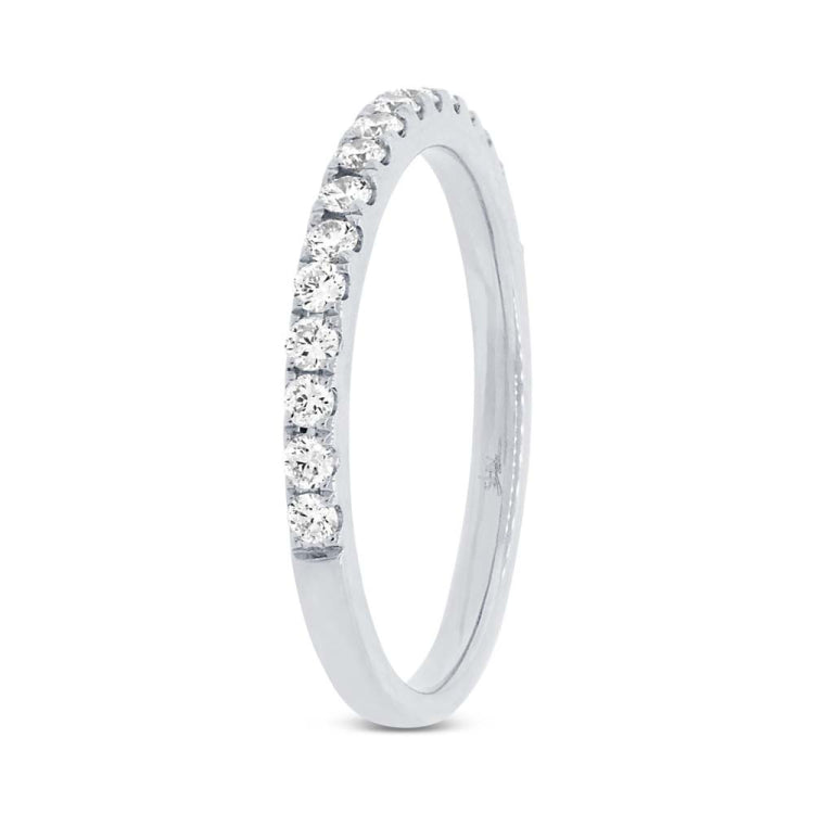 0.43ct 14k White Gold Diamond Lady's Band