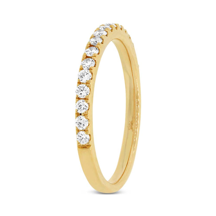 0.43ct 14k Yellow Gold Diamond Lady's Band