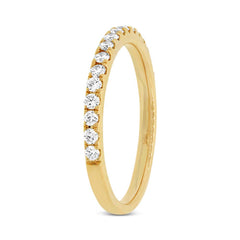 0.43ct 14k Yellow Gold Diamond Lady's Band