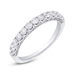 0.72ct 14k White Gold Diamond Lady's Band