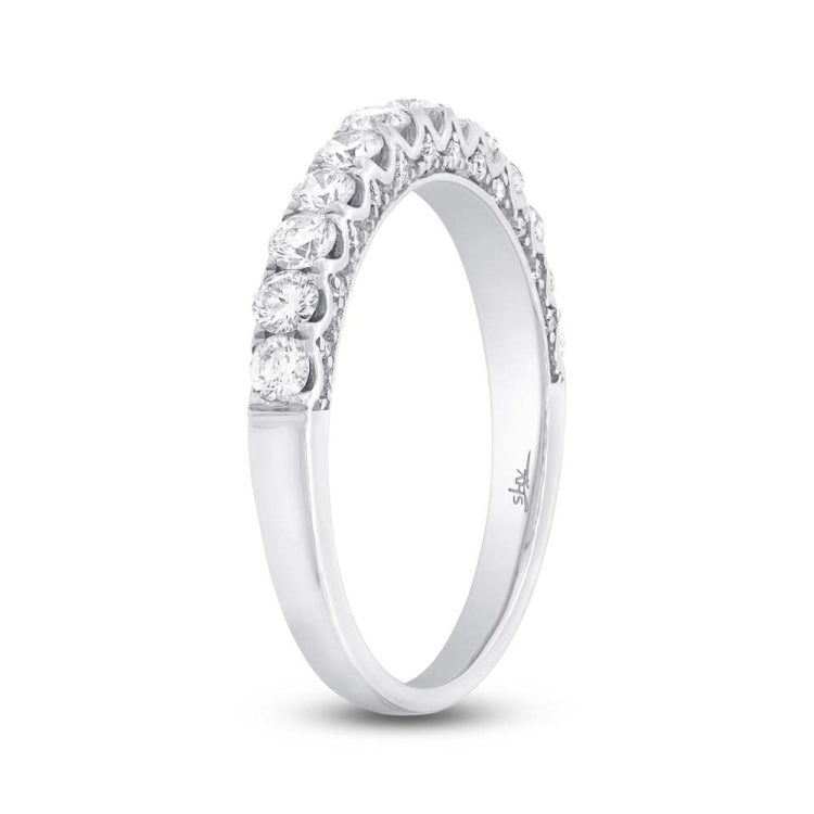 0.72ct 14k White Gold Diamond Lady's Band