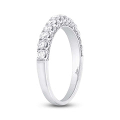 0.72ct 14k White Gold Diamond Lady's Band