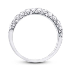 0.72ct 14k White Gold Diamond Lady's Band