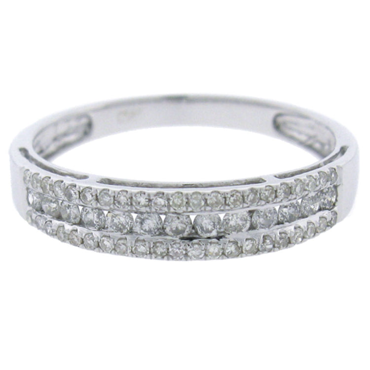 0.35ct 14k White Gold Diamond Lady's Band