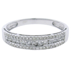 0.35ct 14k White Gold Diamond Lady's Band