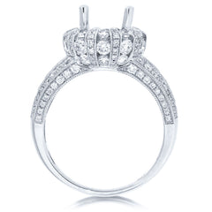 1.80ct 18k White Gold Diamond Semi-mount Ring