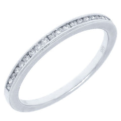 0.15ct 14k White Gold Diamond Lady's Band