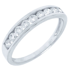 0.53ct 14k White Gold Diamond Lady's Band