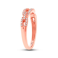 0.23ct 14k Rose Gold Diamond Lady's Ring