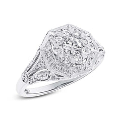 0.99ct 14k White Gold Diamond Lady's Ring
