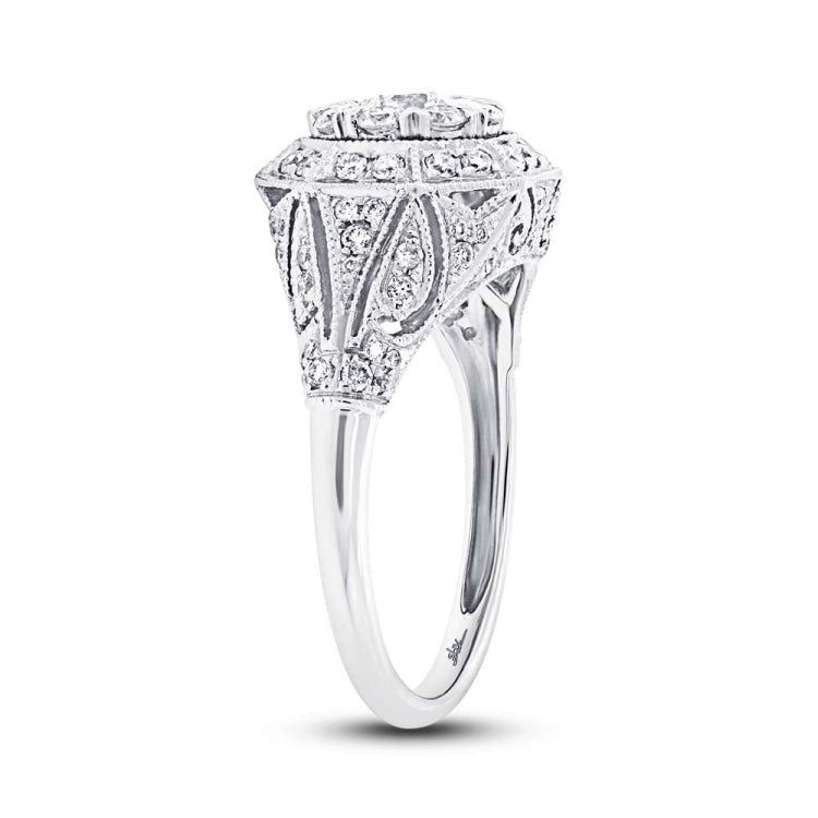 0.99ct 14k White Gold Diamond Lady's Ring
