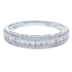 0.45ct 14k White Gold Diamond Lady's Band
