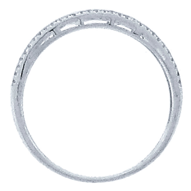 0.45ct 14k White Gold Diamond Lady's Band