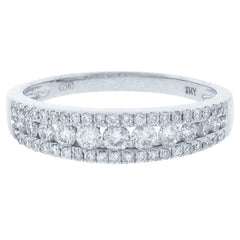 0.60ct 14k White Gold Diamond Lady's Band