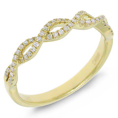 0.15ct 14k Yellow Gold Diamond Lady's Ring